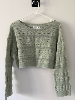 Cropped Knit Sweater