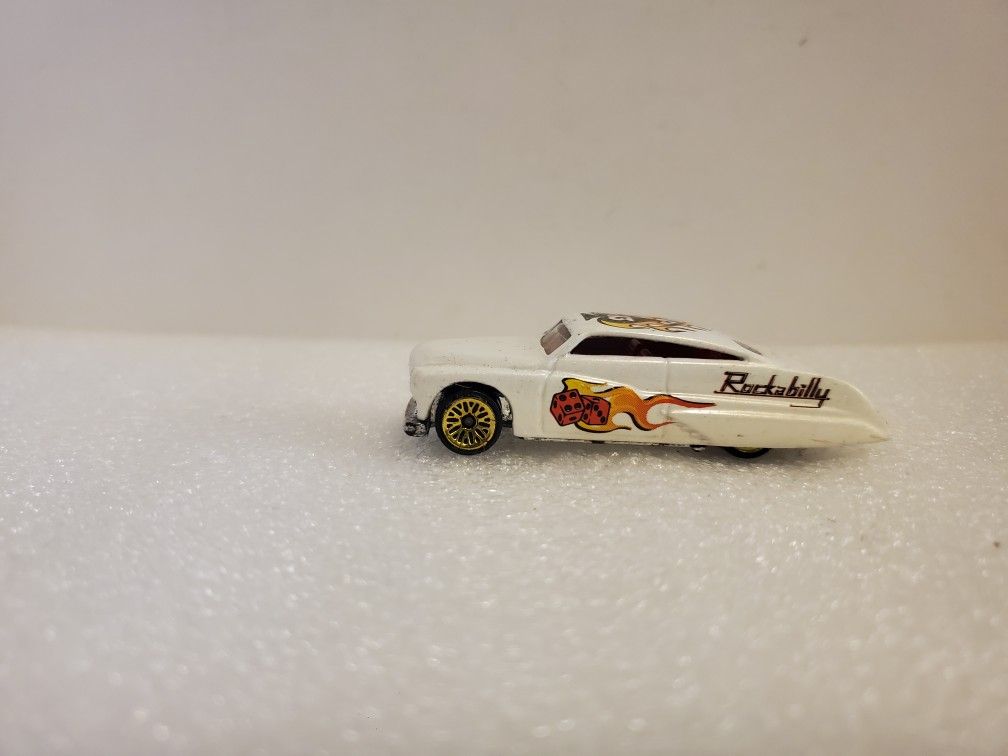 1989 Mattel Hot Wheels, Rockabilly Hot Rod Die Cast #13 with Flaming Dice