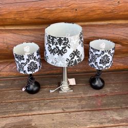 Black and white Lamps