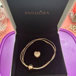 Pandora Bracelet Rose Gold 