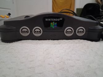 Nintendo 64 Game Console/w Controller,  Connections  and 3 Games
