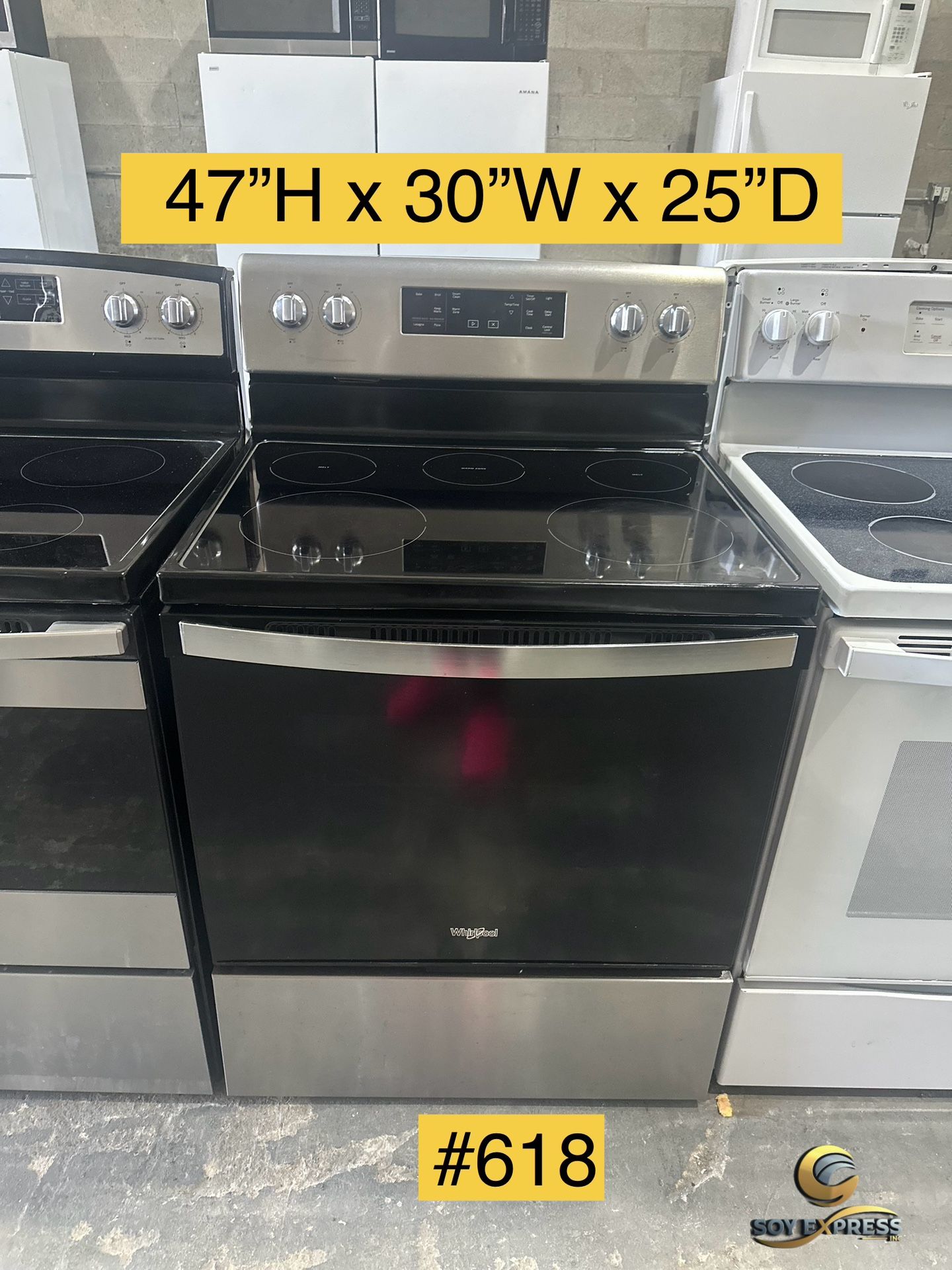 Whirlpool Stove Electric (#618)