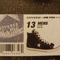 CONVERSE "ONE STAR-SPORT " Canvas High Tops. 