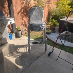 Patio Chairs 6 Chairs.