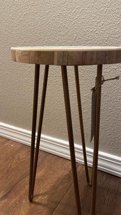 Boho Hairpin Leg Accent Table / Plant Stand