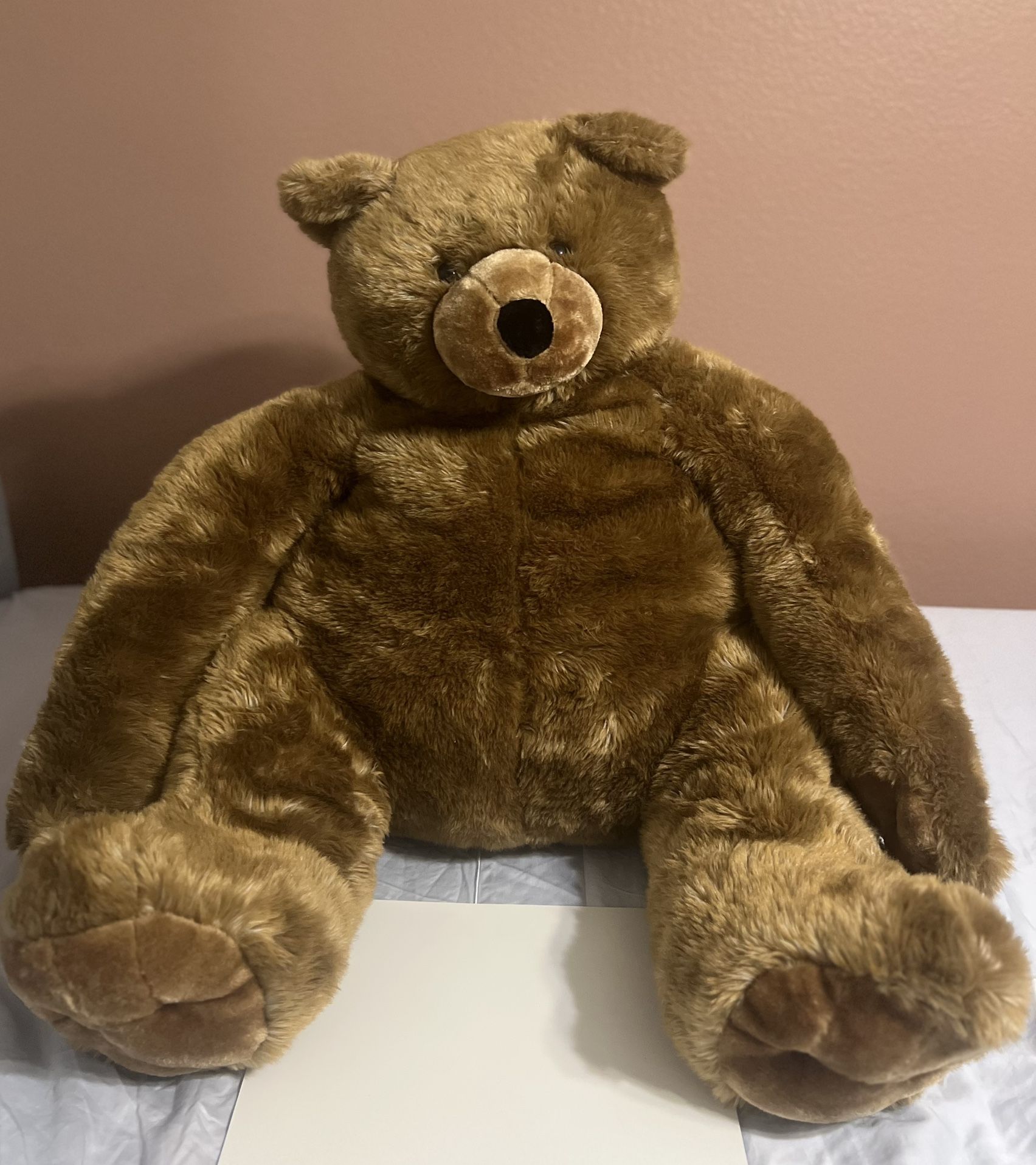 Melissa & Doug Large Jumbo Oversized Size Brown Teddy Bear Plush