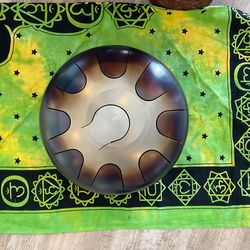 16” Steel Tongue Drum w/ Mallets