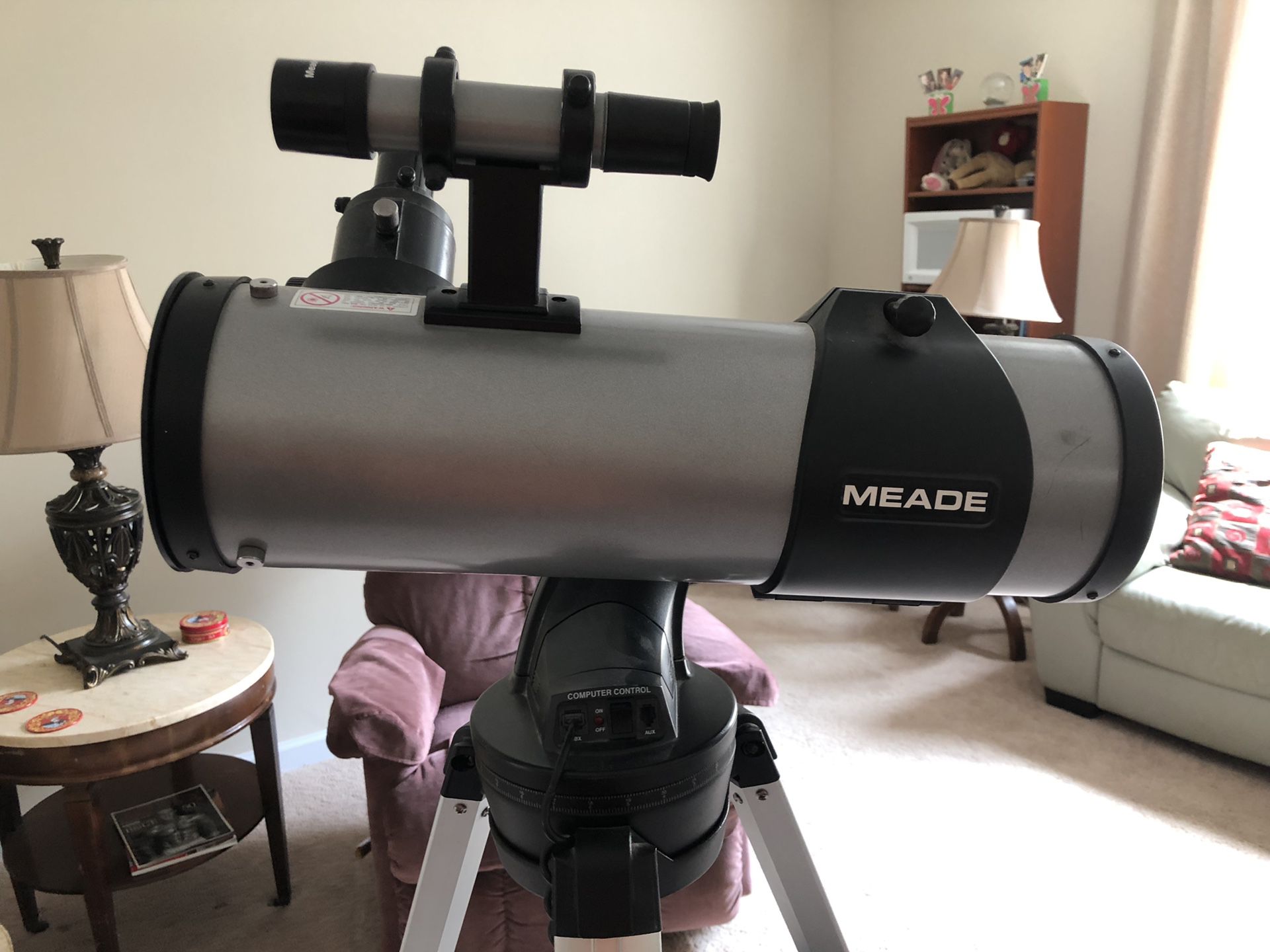 Meade telescope and lenses