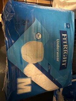 7 packs of Medline FitRight Adult Protective Underwear, Size M, 20 count, Ultra absorbency.