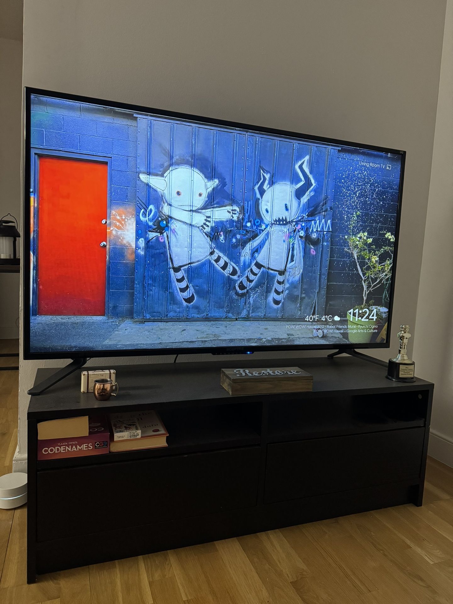 52inch TV with chrome cast