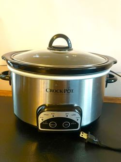 🍲 Crock-Pot Slow Cooker – Family Size – Works Great 🔥
