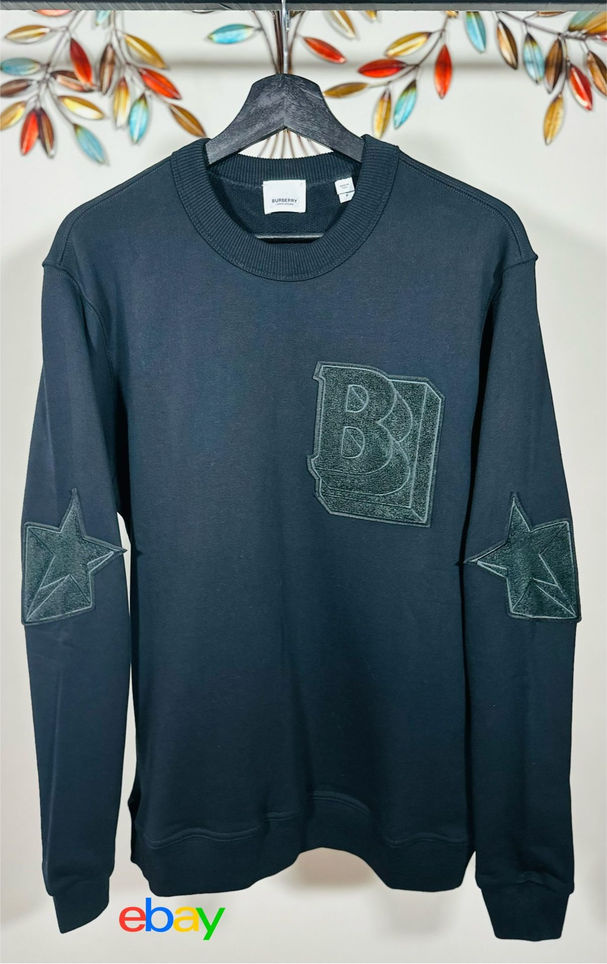 AUTHENTIC BURBERRY LOGO DETAILED SWEATSHIRT, FW24 , Visit Our Profile For More Items Available…