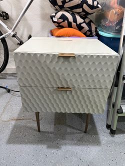 West Elm Audrey 2 Drawer Charging Nightstand