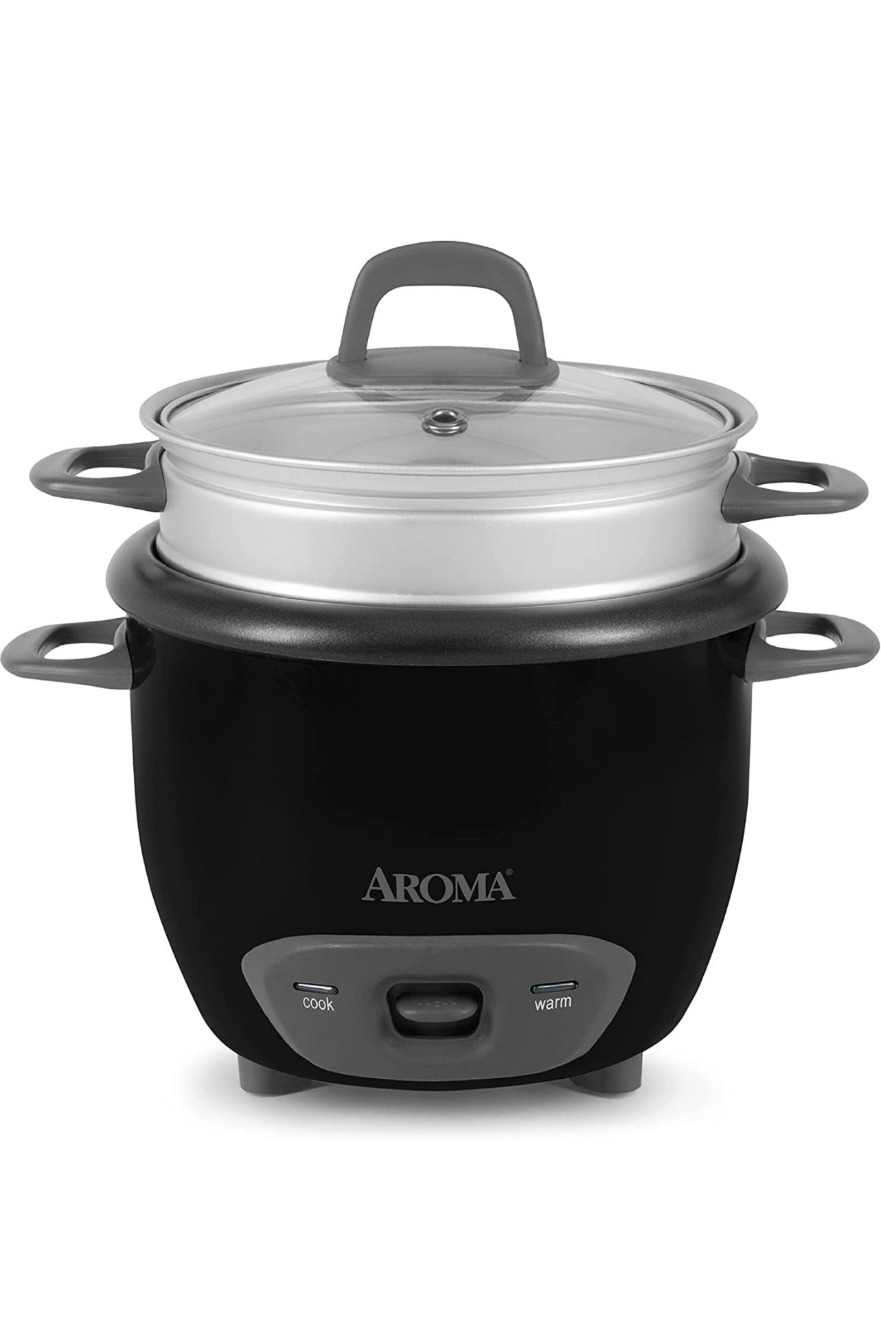 Aroma Housewares 6Cup (Cooked) PotStyle Rice Cooker and Food Steamer