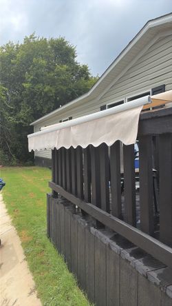 like new retractable awning