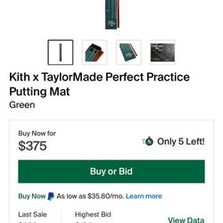 Kith Taylor made Putting Mat