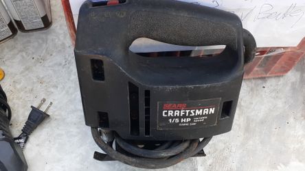 Used Craftsman 1/5th h.p variable speed sabre saw