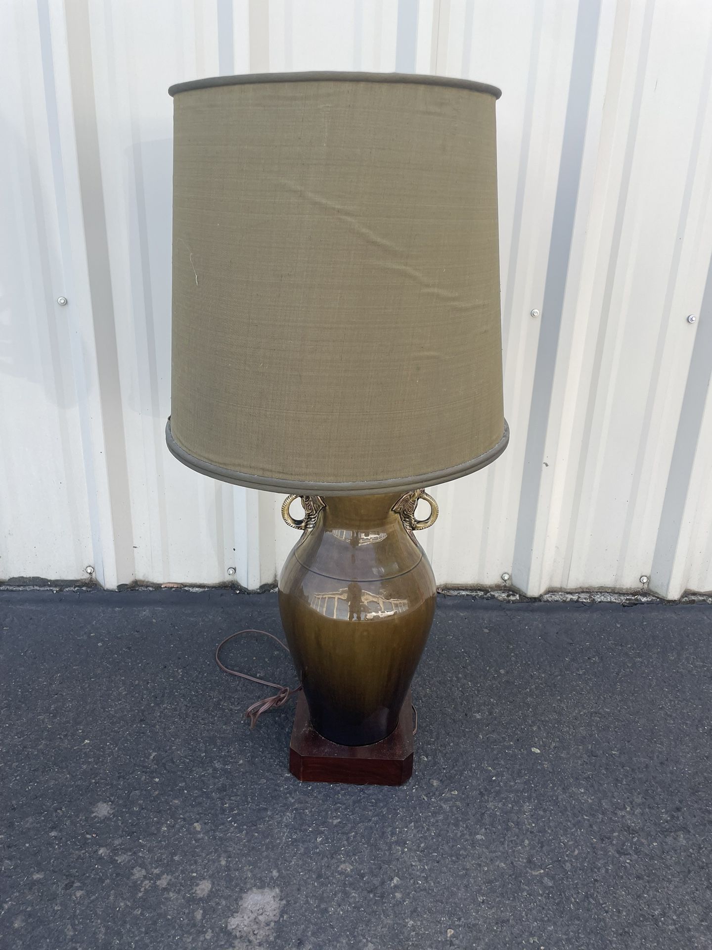 Mid Century Elephant Lamp