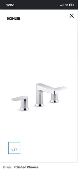 Kohler TAUT widespread faucet
