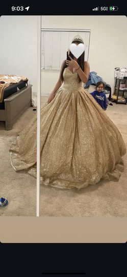 Gold Quince Dress