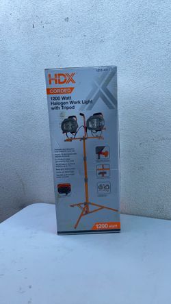 HDX 1200 Watt Corded Halogen Work Light with Tripod