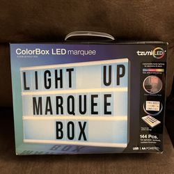 Color box LED Marquee