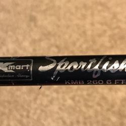 Rare Vintage K Mart Sport Fisher Spinning Rod