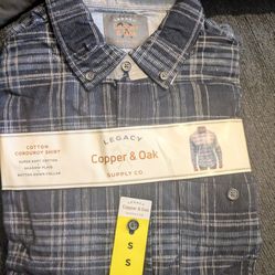 NEW Cotton Corduroy Men Shirt