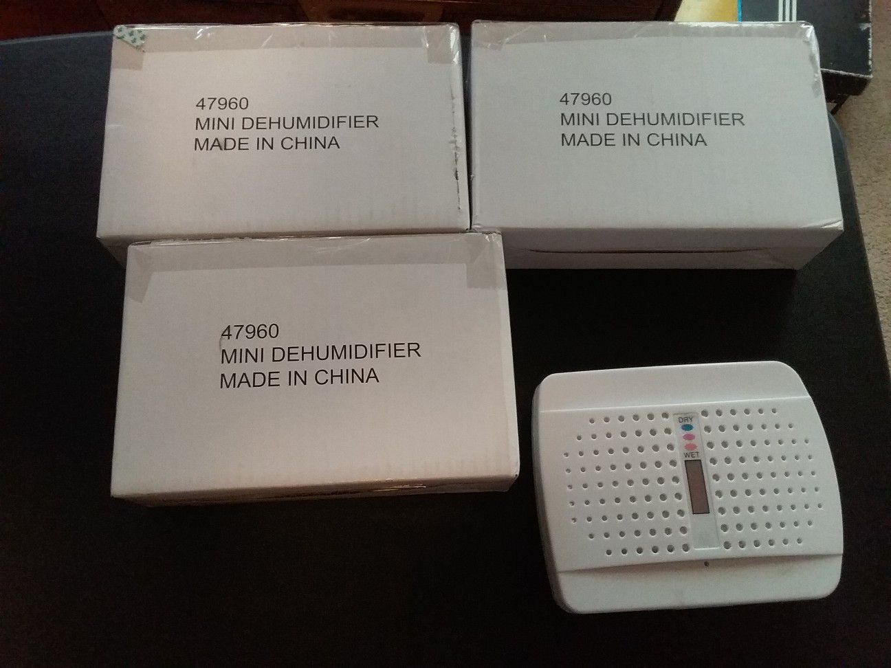4 Pack of Mini Dehumidifiers