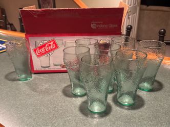 Vintage Coca-Cola glass set