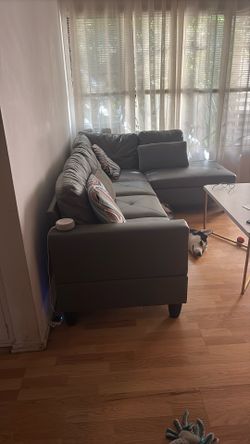 Gray 2 Pc Couch Practically New!!