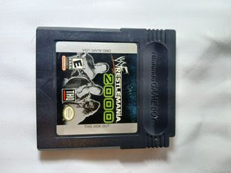 Wrestlemania 2000 for gameboy color