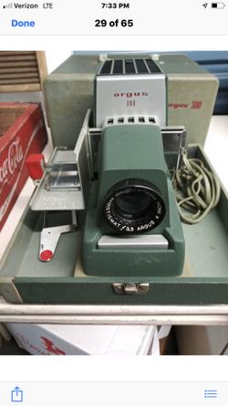 Vintage Argus side projector