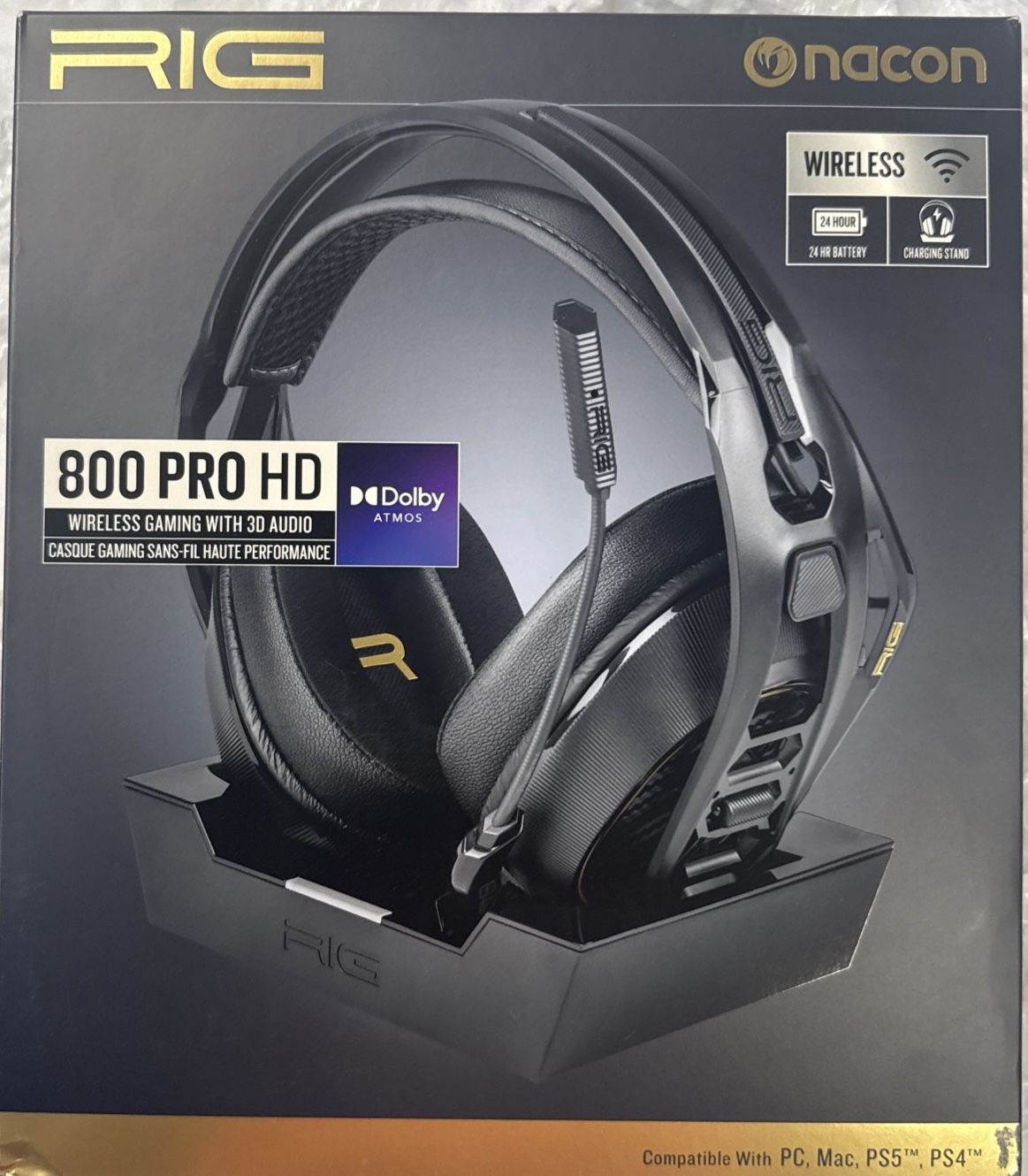 Nacon RIG 800 PRO HD Wireless Gaming Headset is a high-quality headset designed for gaming e