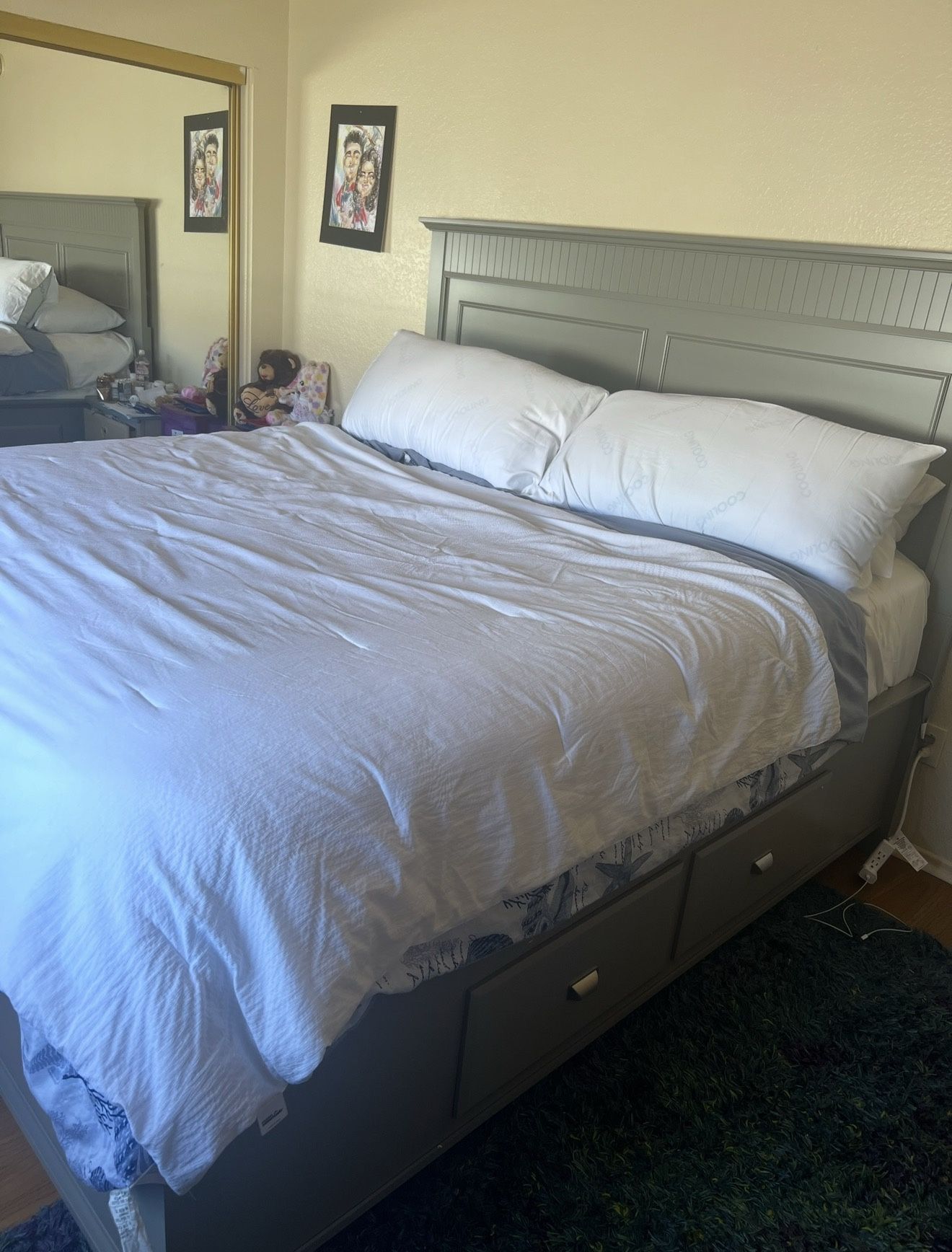 King Bed Frame With Storage