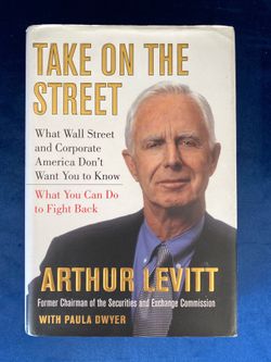 Bestseller book. Arthur Levitt. “Take on the Street”. Like new condition. Great bargain. Look at other books on my list and buy all 5 for $25.