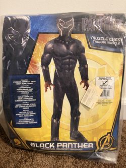 Halloween Costume – Black Panther (Child Small 3-4 Yr) - LIKE NEW