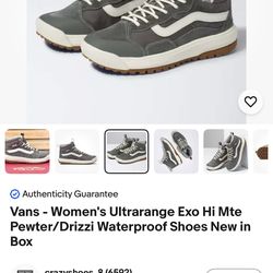 Vans - Women's Ultrarange Exo Hi Mte US 9 women.