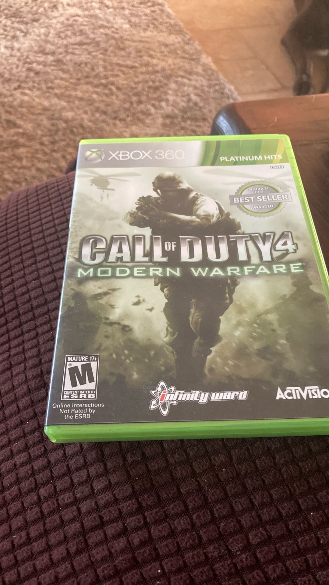 X Box 360 Call Of Duty 4