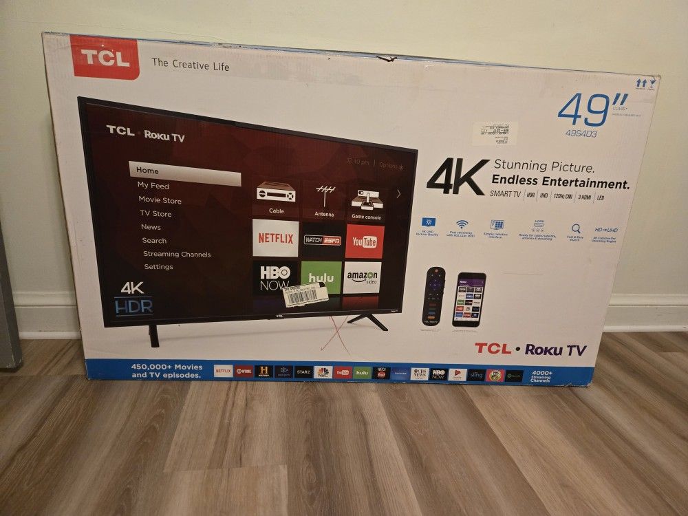 49 Inch TCL Roku TV