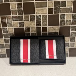New Mens  Wallet  Set Michael Kors 