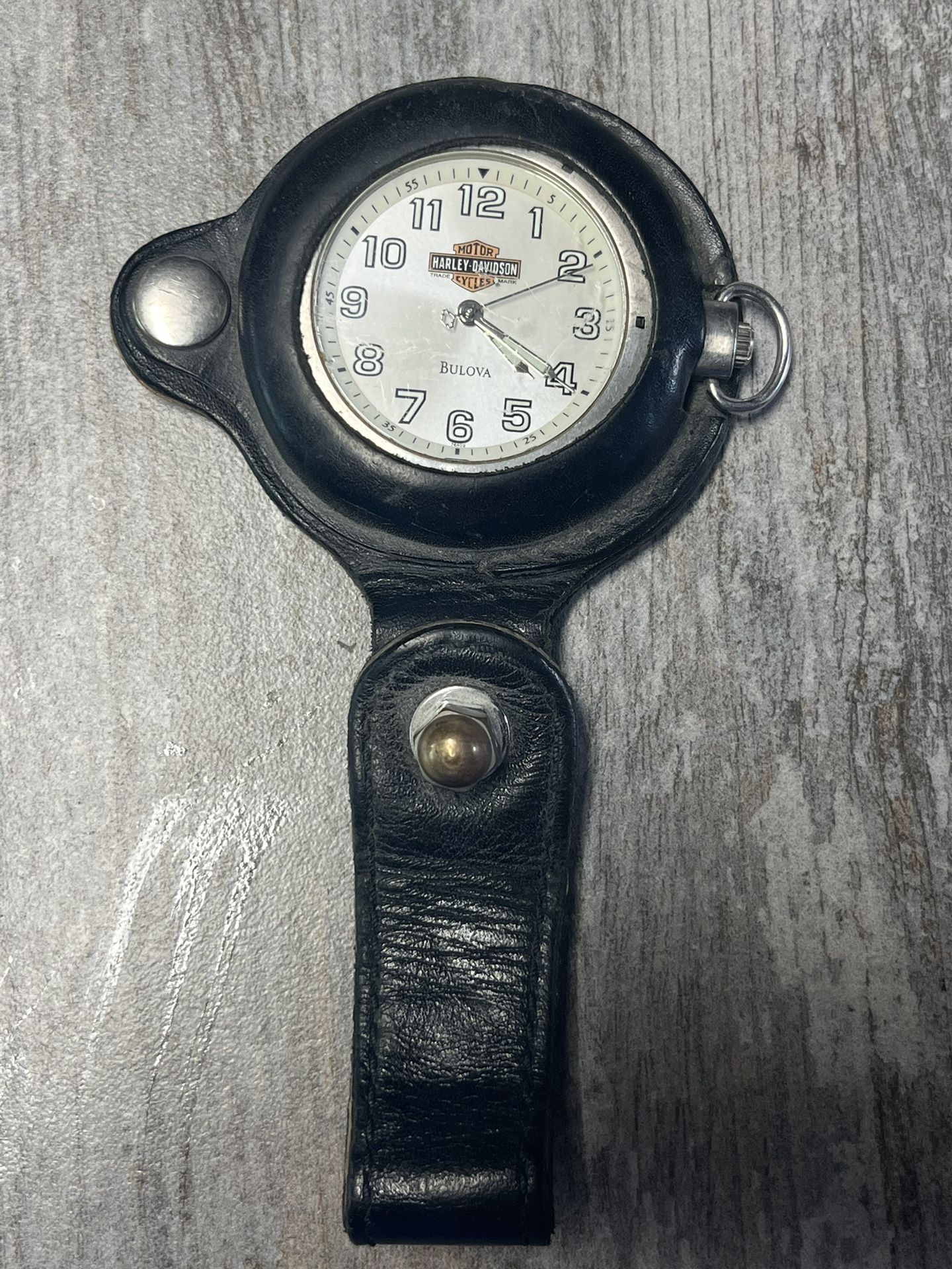 Rare Harley Davidson Pocket Watch Bulova