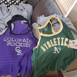 Colorado Rockies & Oakland Athletics Tank Tops New With Tags 7 For $20