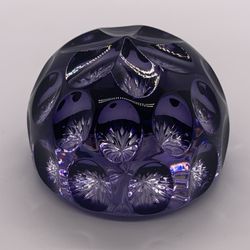 Webb Corbett Crystal Paperweight 