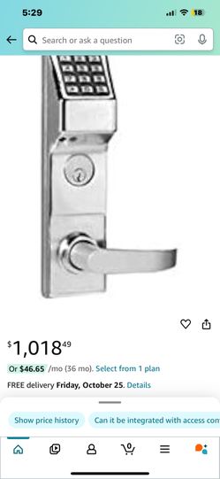 Trilogy DL 3500 (Door lock, Security, Alarm)