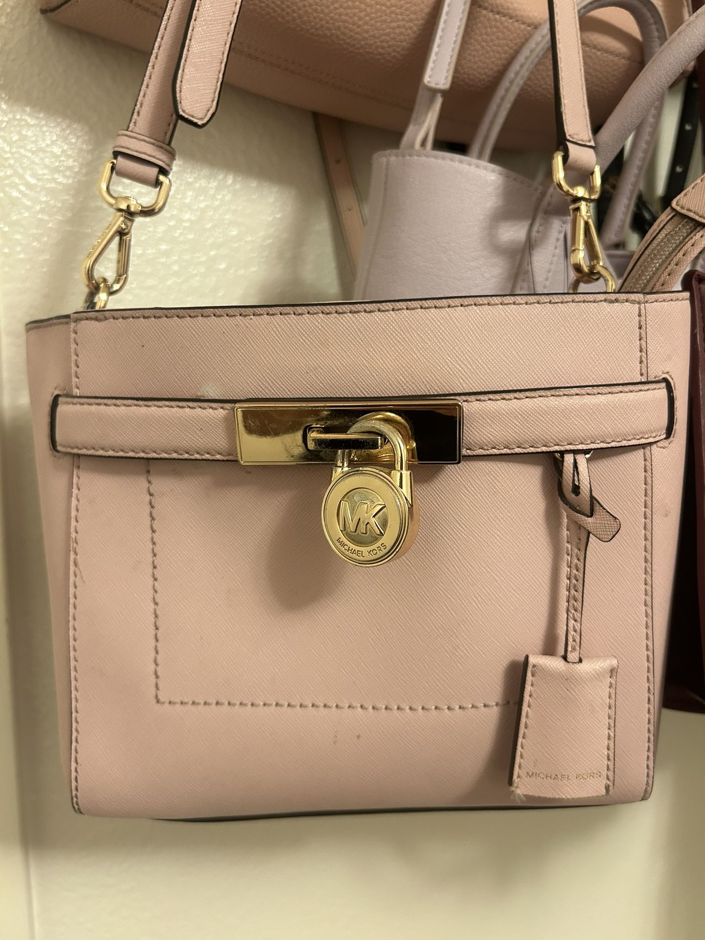 Pink Michael Kors Crossbody Purse