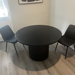 Black Dining Table