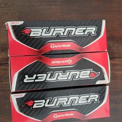 3 brand new sleeves of TaylorMade Burner golf balls