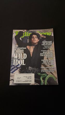 Rolling Stone Magazine Adam Lambert Cover 2009