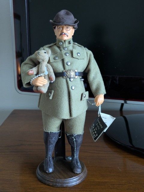 Teddy Roosevelt - Peggy Nisbet doll model P1042 Teddy Roosevelt and Friend commemorating 125th anniversary of the birth of President Theodore Roosevel